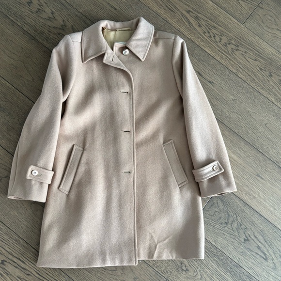 Vintage Wool tan coat - Picture 2 of 14